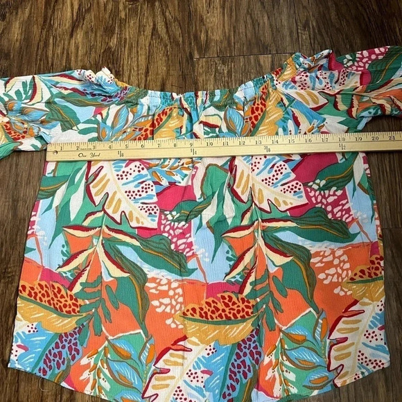 Jess Lea tropical top - Picture 3 of 7